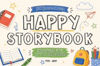 Happy Storybook Fonts for Readable, Joyful Designs