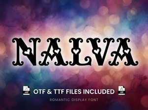 Nalva Font: Creative Typography for Modern Design