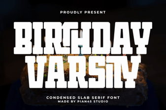 Celebrate Creatively: Using Birthday Varsity Font